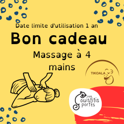 Bon cadeau pour un massage à 4 mains 2h