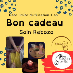 Bon cadeau pour un soin rebozo à 4 mains 2h30